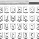 Yoption 36Pcs Leathercraft Metal Letter and Number Stamps Punch Set Tool, 26 Letters Alphabet & 10 Numbers Imprinted Metal Leather Punching Tools for Leather Belt Bag Hat Shoes Craft Marking (6mm)