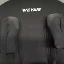 weyais Neck Massager Pillow, Neck and Shoulder Relaxer with Heat, 3 Modes and Strengths, Neck Massager for Pain Relief Deep Tissue, Remote Control, Gift for Women Men Parents Christmas,Black