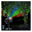 Outdoor RGB Laser Projector Lights, Moving 3 Color Starry Sky & Firefly Effects Projection Light with RF Control, IP65 Outdoor Holiday Landscape Decor for Christmas Halloween Parties Garden New Year