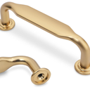 10 Pack Champagne Bronze Cabinet Pulls 3 Inch(76mm) Hole Centers Kitchen Cabinet Handles Zinc Alloy Champagne Drawer Pulls Solid Cabinet Hardware
Small Golden Handles