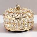 Jewelry Box Rhinestone Trinket Organizer Storage Case