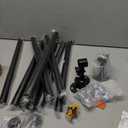 YaFex Heavy Duty Curtain Rod 32-150 Inch, 1 Inch Adjustable Black Curtain Rods for Windows, Extra Long Window Treatment Rods with Aluminium Finials, Easy Installation