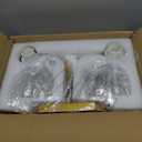 Vintage Bathroom Light Fixtures, 2 Light Gold Bathroom Vanity Light, Matte Antique Brass Finish with Crystal Glass Shade, Wall Sconces Lighting for Bedroom, Living Room, Hallway