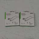 Belkin USB A to USB C Cable, 3.3ft, 15W - Type C Charger, iPhone Charger Cord for iPhone 16 & 15, Galaxy S25, Pixel 9, iPad Pro, Airpods Pro, Switch, CarPlay & More - White, Pack of 2 