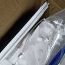 DuvinDD 2-Story Small Rabbit Cage Indoor Bunny Hutch with 2 Deep Pull-Out Trays and Urine Guard, Guinea Pig Cage Metal Wire Netting Villa, Small Animals House for Ferret, Chinchilla, Hedgehog (White)