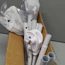 Crib Rail Guard for Toddlers - 35.4" Toddler Bed Rails Convertible Safety Side Protector Swing Down Mesh Breathable Bed Barriers with Reinforced Anchor Safety (Grey)