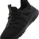 Boys Girls Sneakers for Kids Non-Slip Tennis Shoes Fashion Lightweight Breathable Running Sport Athletic Black 29