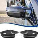 Real Carbon Fiber Side Mirror Cover Compatible ,Size: G20 G30 G32 G11