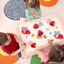 28 Pack Valentines Day Gifts for Kids, Mochi Squishies Party Favor Set with Filled Hearts and Valentines Greeting Cards, Valentine's Day School Prize Party Favor, Classroom Exchange Gift Set