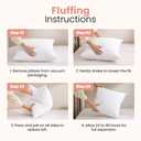 Utopia Bedding 18x18 Pillow Inserts, Set of 2, White Indoor Decorative Throw Pillows for Bed, Sofa & Couch Soft, Supportive & Fluffy Cushion Inserts