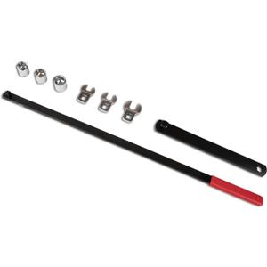 8PCS Serpentine Belt Tool Kit, Belt Tensioner Wrench Set 3/8" & 1/2" Drive for Automotive Engine Maintenance