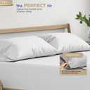 THREAD SPREAD 100% Cotton Pillowcases Standard/Queen Size Set of 2-400 Thread Count Cotton Pillowcases, Ultra Soft Cooling Sateen Weave Pillow Cases for Sleeping, Set of 2 Pillow Covers (Silver)