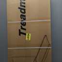 Walking Treadmill Pad with Handle Bar, Silent Fitness Equipment, Treadmill with 4-in-1 Modes, Easy Assembly, Portable Home Gym Equipment (Dark blue)