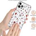 Ricin Relun Cute Christmas Pattern Phone Case for iPhone 16 Pro Max, Christmas Tree Snowflake Cover for Girls Boys Women Men for iPhone 16 Pro Max, Unique Trendy TPU Bumper Cover Case