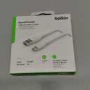 Belkin USB A to USB C Cable, 3.3ft, 15W - Type C Charger, iPhone Charger Cord for iPhone 16 & 15, Galaxy S25, Pixel 9, iPad Pro, Airpods Pro, Switch, CarPlay & More - White