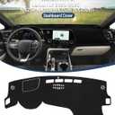 BIBLOZ Dash Cover for 2022-2025 2026 Lexus NX 250/ NX 350/ NX 350h/ NX 450h+ Accessories Black Flannel Dashboard Cover Mat Car Dashboard UV Sun