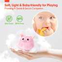 hahaland Baby Toys 6-12 Months - Surprise Barn Stuffed Farm Animals, Rattle, Crinkle, Mirror, Montessori Toys for 6 Month Old Sensory Balls 1-3, Baby Boy Gifts, Farm Plush Toys for Babies Travel Toy
