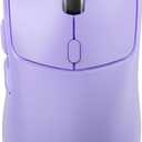 AULA SC580X Wireless Gaming Mouse, Tri-Mode 2.4G/BT5.0/USB-C Gaming Mouse, 12000 DPI Rechargeable Wireless Mouse with 6 Programmable Buttons, Ergonomic Computer Mouse for Laptop/PC/Mac/Tablet (Light purple)