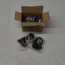 8 Pack E26 E27 Light Sockets, Black Medium Screw Base with Shade Ring, Retro Period Style Edison Lamp Holder, Replacement DIY Making Light Bulb Socket Cover Pendant Lamp Holder Keyless Lamp