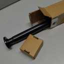 Ivilon Tension Curtain Rod - Spring Tension Rod for Windows or Shower, 24 to 36 Inch. Black