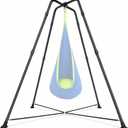 350 lb X-Shaped Metal Swing Stand for Indoor & Outdoor Use | Steel Frame for Indoor & Outdoor Use, Stable X-Shaped Base, Fits Most Sensory Swings, Easy Assembly (Swing Not Included)