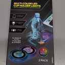 MONSTER® MULTI-COLOR LED CUP HOLDER LIGHTS WITH AUTOMATIC LIGHT & MOTION SENSORS