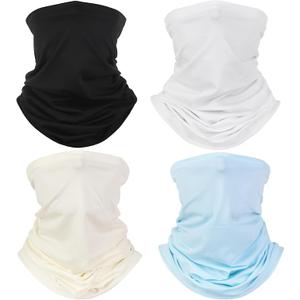 YRANXQUN Ski Mask for Men Women, Balaclava Full Face Head Neck Gaiter Cover, Summer UV Protection Cooling Outdoor (Black Dark Gray, One size) 4 PCS, Color May Vary YRANXQUN Ski Mask for Men Women, Balaclava Full Face Head Neck Gaiter Cover, Summer UV Protection Cooling Outdoor (Black Dark Gray, One size) 4 PCS, Color May Vary