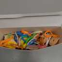 Jadive 24 Pcs Donut Keychain Party Favors for Kids Bulk Valentines Sweet Doughnut Theme Birthday Party Decorations Supplies Pendant Ornament for Boy Girl Gift Reward Goodie Bag Fillers, 6 Colors