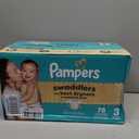 Pampers Swaddlers Diapers, Size 3 (13-26 lbs), 78 Count, Fragrance Free, Hypoallergenic, Absorbent, Pediatrician Recommended, Skin Safe