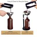 Funnel Stand Filter Holder,Height Adjustable ,Hand-Free for Easy Recycling 3D Printer Resin Photosensitive Resin or other Liquid like Water,Drink or Juice(Only Holder)