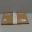 Homeforia 11 x 17 Frame Silver, High End Metal 11x17 Picture Frames with Mat 8x12 for Photo, 11 x 17 Silver Poster Frame Matted to 8 x 12 Print, 17x11 Hanging Frame, Tempered Glass, Wall Kit, Set of 1