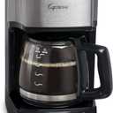 Capresso 5-Cup Mini Drip Coffee Maker, Black and Stainless Steel