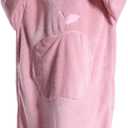 Wearable Blanket Hoodie for Women - Oversized Hooded Blanket for Adults Fluffy Plush Blanket Sweatshirt Soft Christmas Birthday Gifts for Mom Girlfriend Pink (Adults Extra Long)