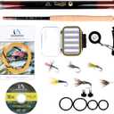 Maxcatch Tenkara Fly Fishing Rod and Combo 7:3 Action, 9/10/11/12/13ft/Triple Zoom 8'10''/9'9''/10'6'',10'8''/11'10''/12'9''