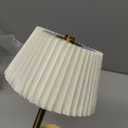 Cordless Small Table Lamp, 4000mAh Rechargeable Battery, Touch Control 3-Color & Stepless Dimming, Portable LED Mini Lamp with Beige Shade for Bedroom, Office, Dining Table, Outdoor Camping