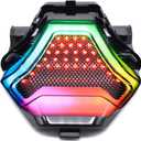 RGB Motorcycle Tail Light: Brake Light Integrated Turn Signals for Motorcycles, Led Motorcycyle Taillight With Wireless APP, Motor Accessories for YAMAHA Yzf R3 Mt07 Fz07(Not Fit for Year of 2025)