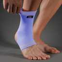 SPOTBRACE Ankle Brace Compression Sleeve(2 PACK),Breathable Ankle Support For Men Women, Foot Compression Sock for Swelling, Plantar Fasciitis, Sprain, M