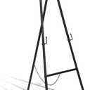 ARTASY 50" Black Easel Stand for Wedding Signs, Posters, Portable Artist Easel for Painting Canvas, Large Display Easel for Home and Office