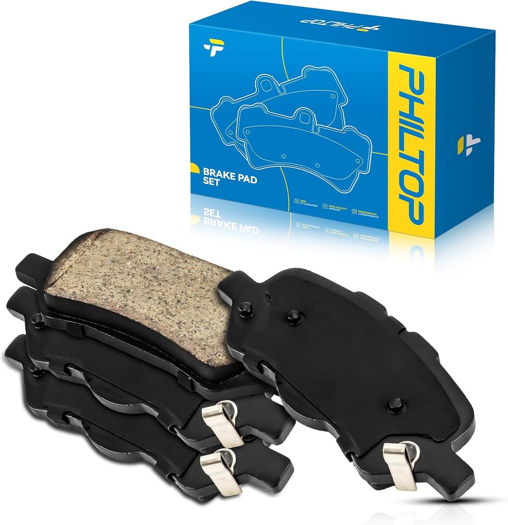 PHILTOP D1402 Ceramic Rear Brake Pads For 2009 2010 2011 2012 2013 2014 2015 Venza