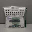 Handy Laundry Folding Lightweight Step Stool - Sturdy Enough to Support Adults and Safe Enough for Kids - Opens Easy with One Flip - Great for Kitchen, Bathroom or Bedroom (White - 9 Inch)