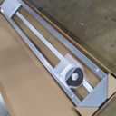 Ideal Pet Products Aluminum Pet Patio Door, Adjustable Height 77-5/8" to 80-3/8", 7" x 11-1/4" Flap Size, Mill/Silver