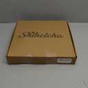 2 Tier Macrame Plant Hanger | Plant Hanger Indoor, Hanging Planter | Hanging Planter Shelf (Jute) (Large, 12" Shelf) (Brown)