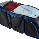 Travelers Club Xpedition 30 Inch Multi-Pocket Upright Rolling Duffel Bag
