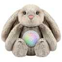 BEREST Baby Sleep Soother Bedtime Bunny with Starry Projector Night Light, Plush Stuffed Animal for Newborn Infants, Lullaby Music, White Noise, Mother's Heartbeat for Boys & Girls Shower Gifts