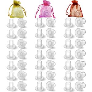Heel Protectors for Grass, 21 Pairs, 4 Sizes, Clear
