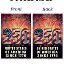 USA 250th Anniversary Garden Flag | 12 x 18 Inch Double-Sided Outdoor American Flag | 1776-2026 Commemorative 250 Year Banner Patriotic Yard Sign for 4th of July Decorations (C)