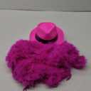 Jecery 24 Pack Pink Cowgirl Hat Bulk Cowboy Hats with Feather Boa for Women Girl Bachelorette Birthday Party Costume