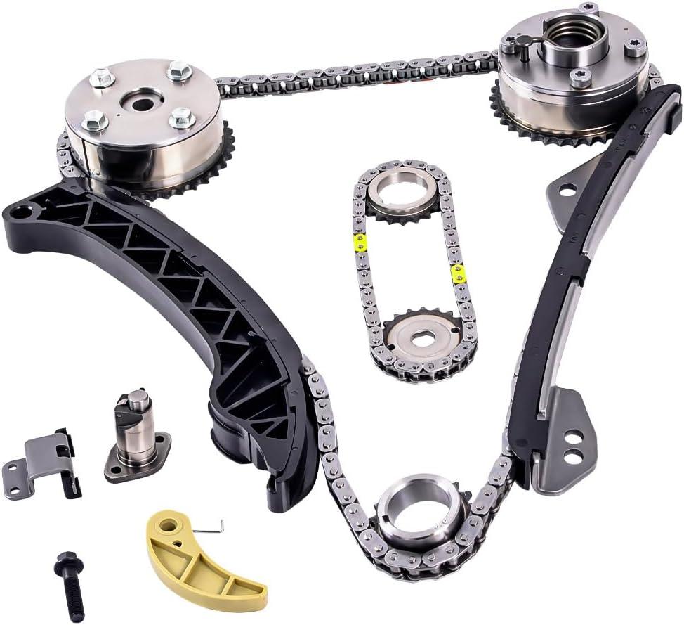 Timing Chain Kit Compatible with Pontiac Vibe 2009-2010, Scion XD 2008-2009 2011-2014, Toyo-ta Corolla 2009-2015/Matrix 2009-2014/Prius 2011-2015, Replace 13050-0T021 13070-0T010