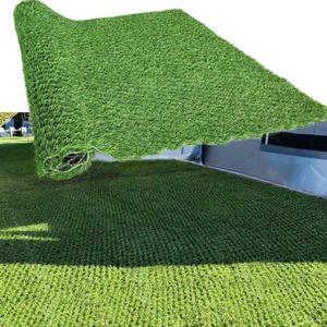 Outdoor Artificial Grass Turf 3 ft by 4 ft Hybrid Turf Artificial Turf Grass Patch Blends in with Natural Grass for Patio, Balcony, Squares, Garden Keeps Paws and Homes Clean