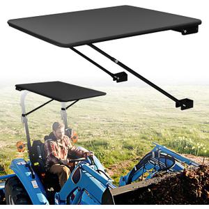 Universal Tractor Canopy for ROPS UV-Resistant Sunshade for Compact Tractors, Riding Mowers, Zero Turn Mowers & Lawn Tractors Easy Bolt-On Installation, Medium